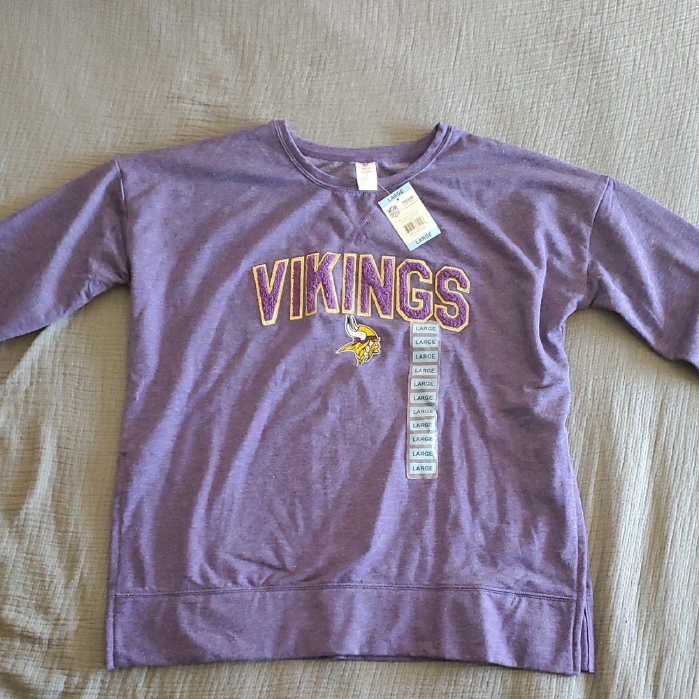 Team Apparel Purple Vikings Kids Sweatshirt